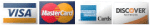 Visa Mastercard Amex Discover